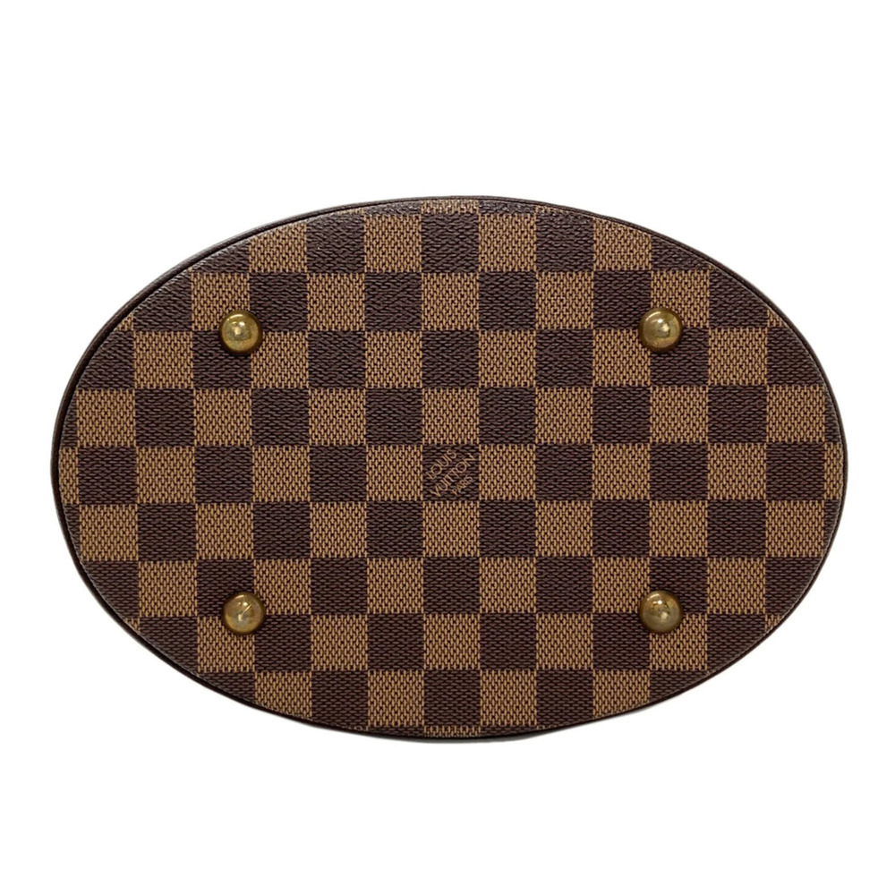 LOUIS VUITTON Brown Damier Canvas Tote Bag - Picture 4 of 16